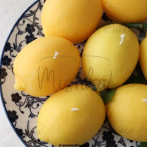 عکس شاخص شمع لیمو در بشقاب