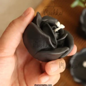 عکس شاخص محصول شمع گل رز مشکی
